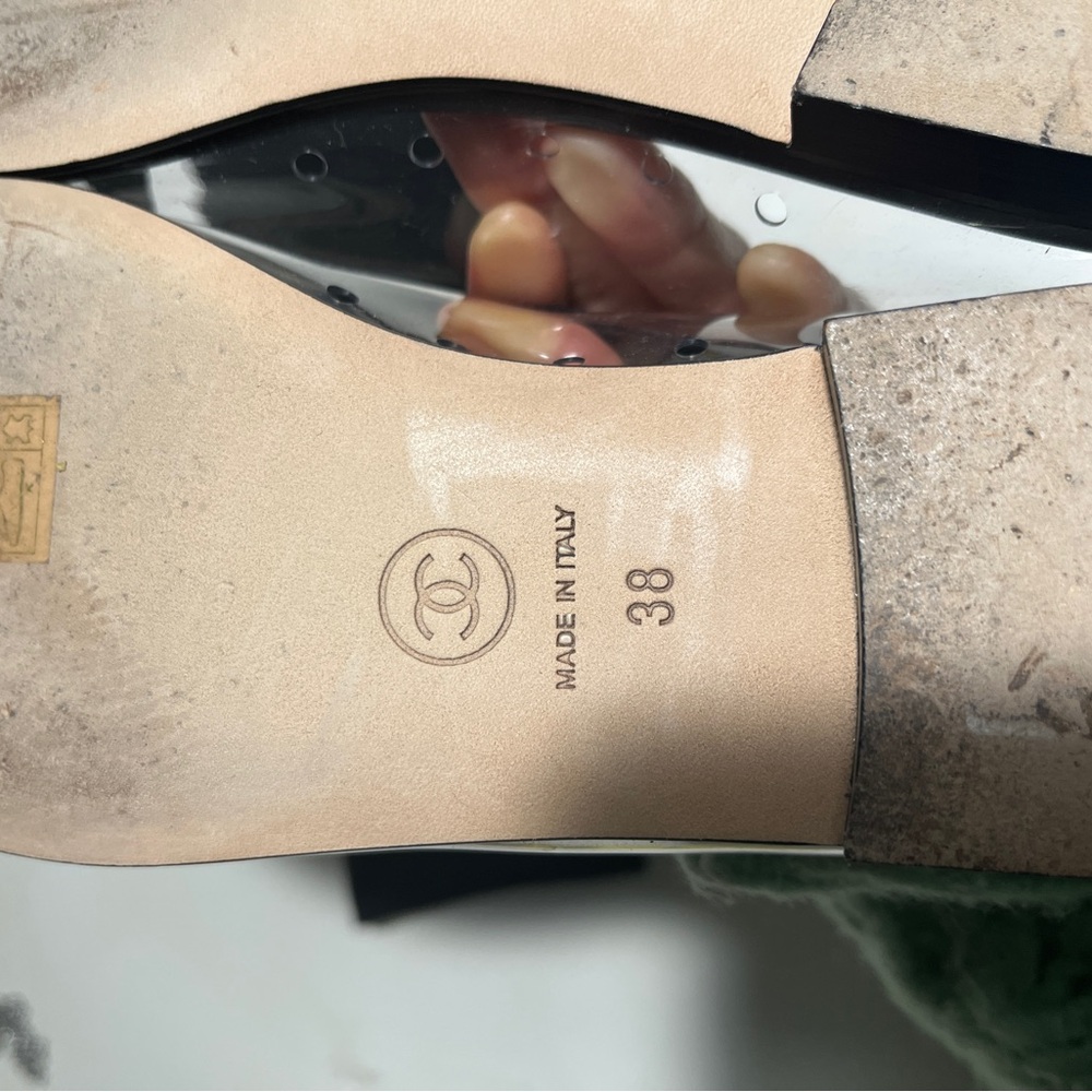 Chanel Black and Transparent Women's Flats - Picture 9 of 9